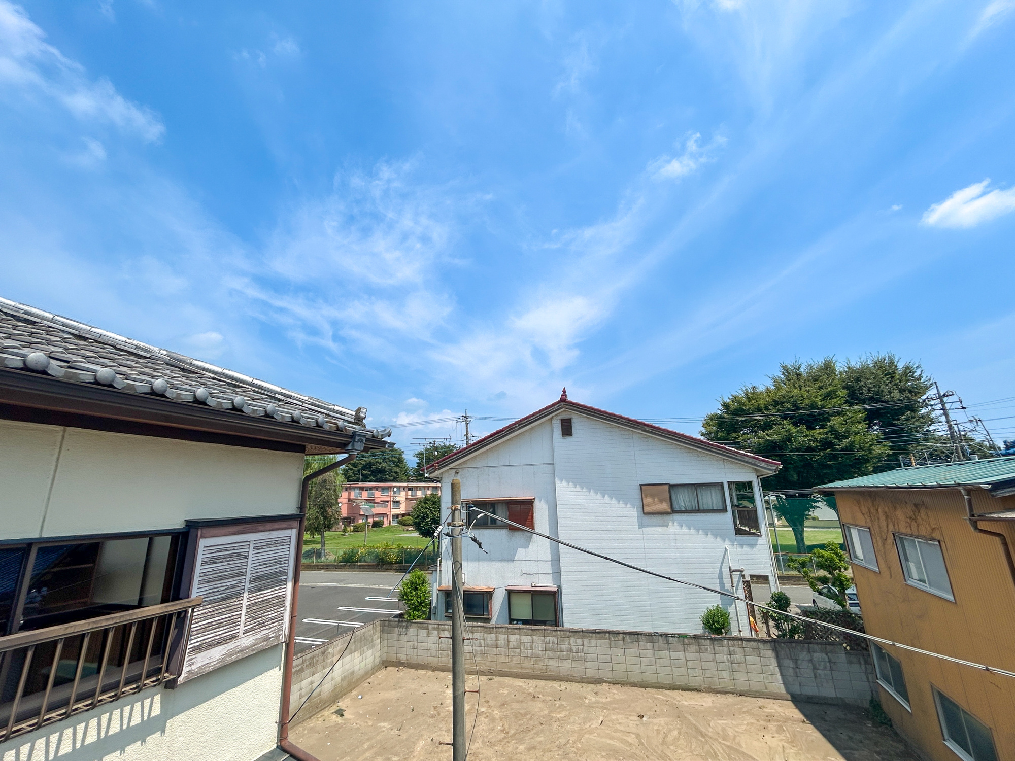 前橋市下細井町　中古物件の展望|隣地との距離が確保されているので開放感のある眺望♪
