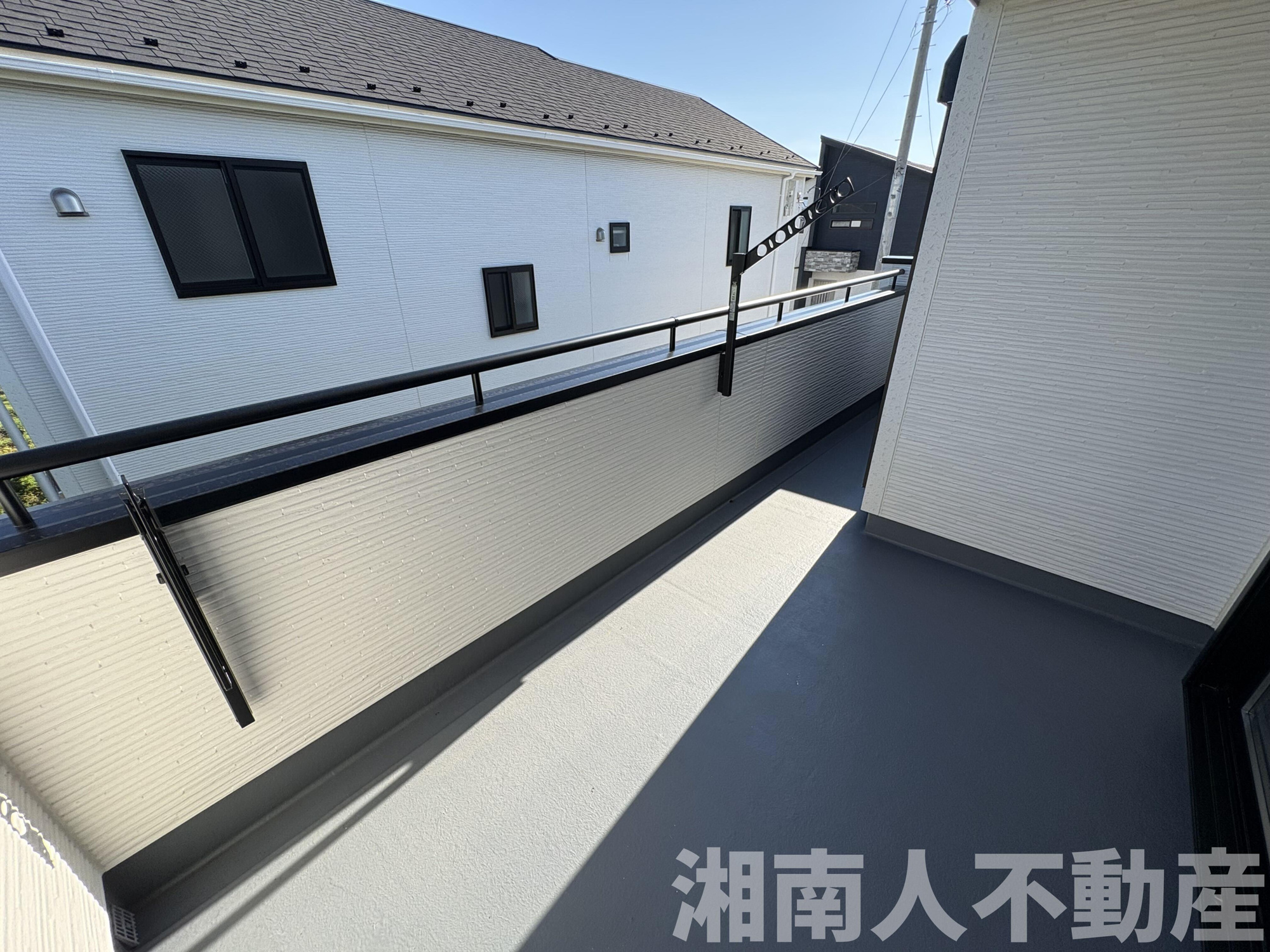 平塚市南原２丁目１４１新築戸建てのバルコニー|広々としたバルコニーです