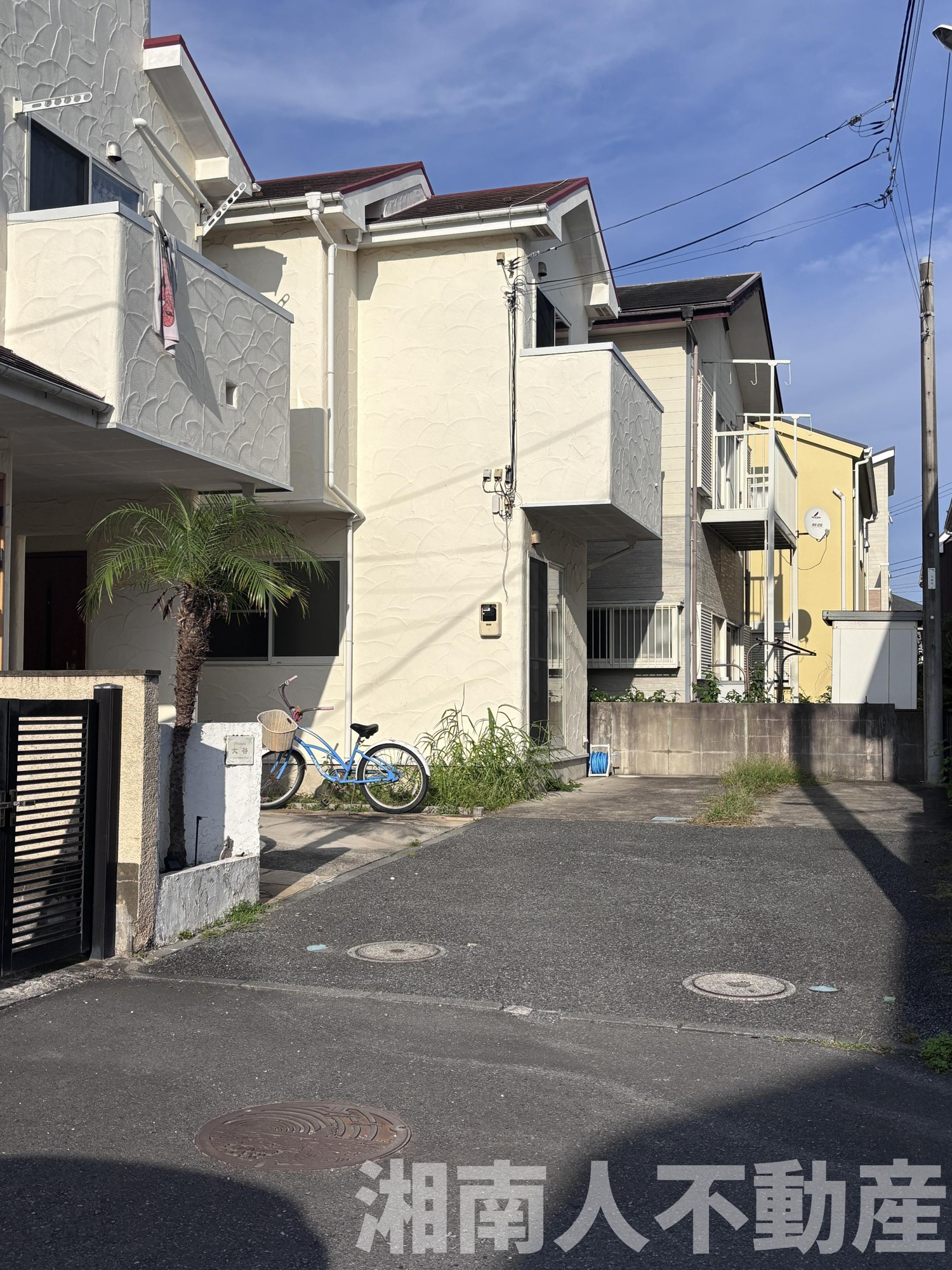 茅ケ崎市白浜町戸建の前面道路含む現地写真|前面道路含む現地写真です