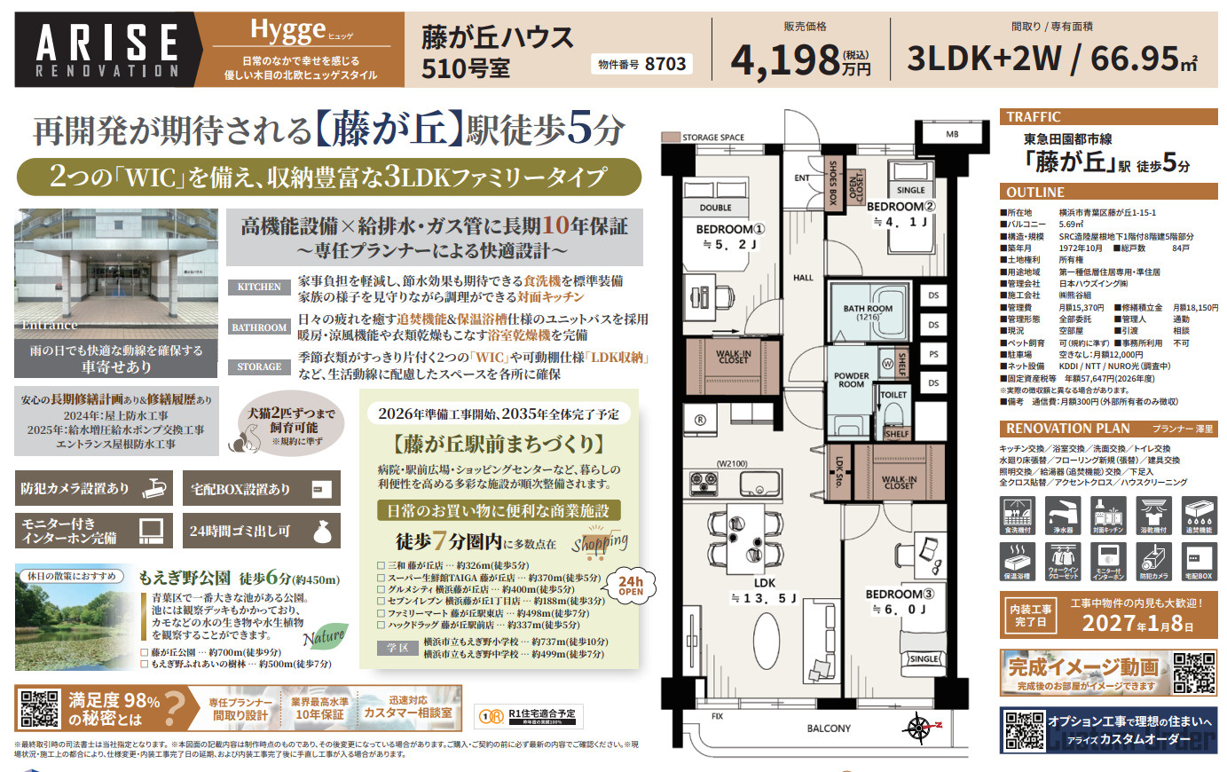 藤が丘ハウスの間取り