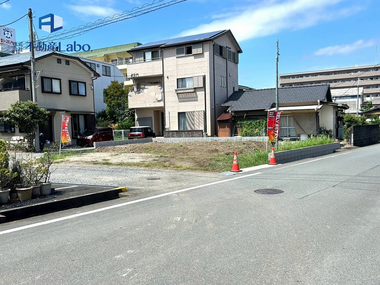 クレイドルガーデン　沼津市上香貫第3の前面道路含む現地写真