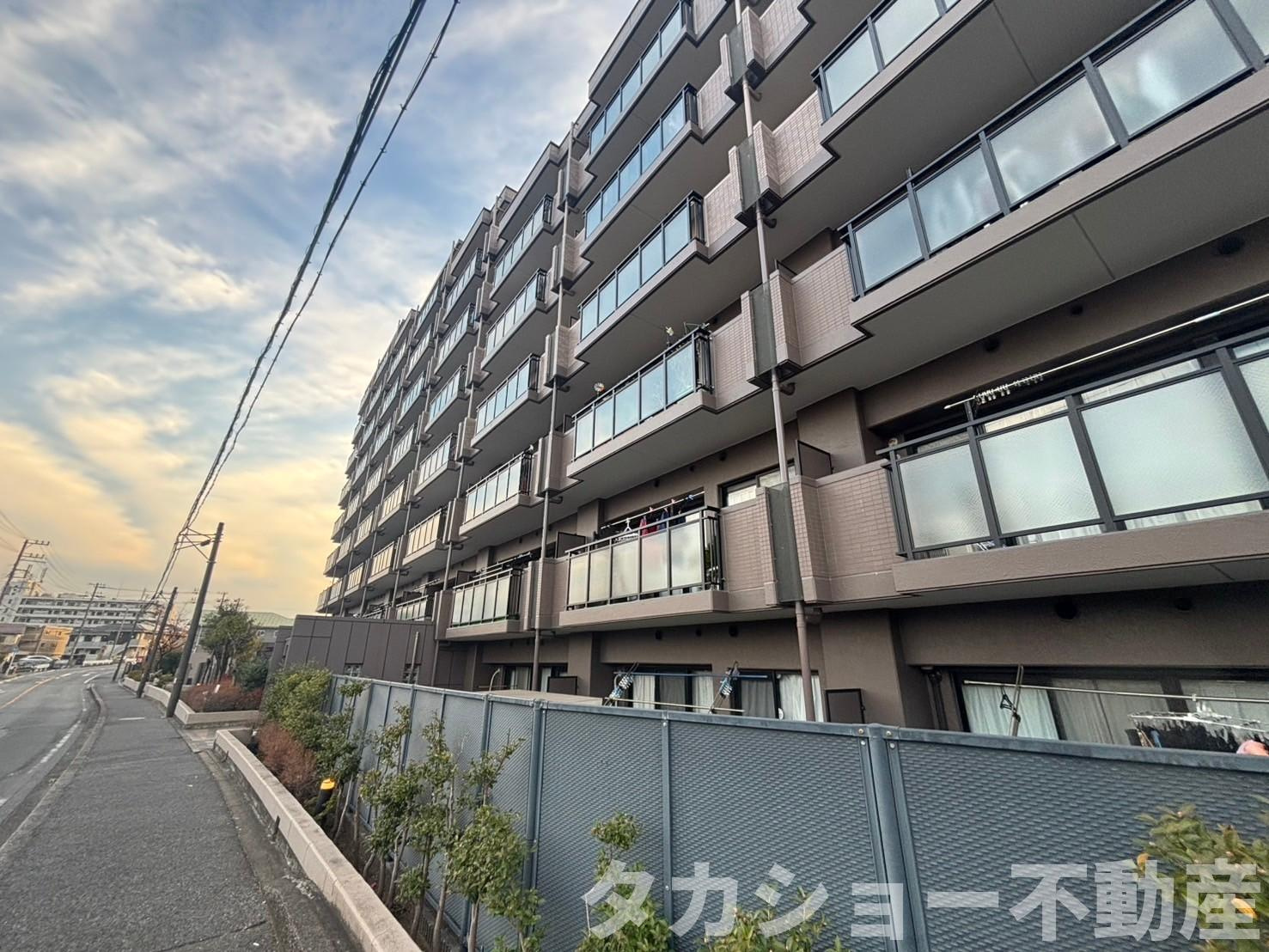 グランコート浜野Ⅱの外観|外はこのようになっています
