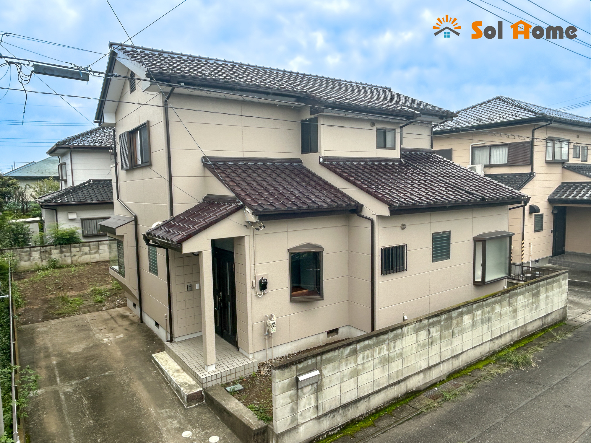 玉村町福島3期　中古住宅の外観|◆本日のご案内も大歓迎です♪◆ 図面や写真では分からない部分を不動産のプロが丁寧にご説明いたします！！ 年中無休のソルホームはいつでもお問い合わせをお待ちしております♪