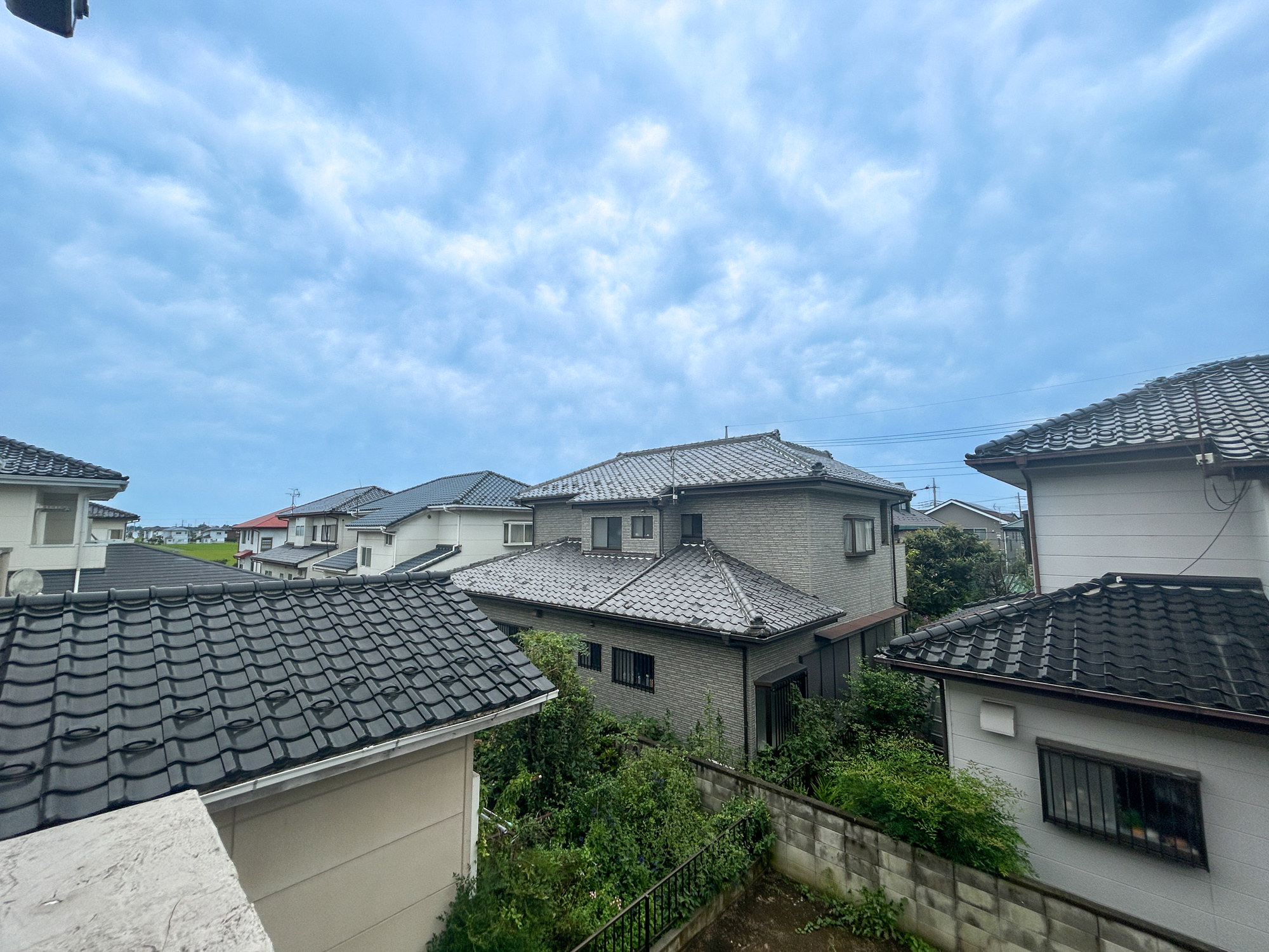 玉村町福島3期　中古住宅の展望|見晴らしの良い眺望は開放感たっぷり♪