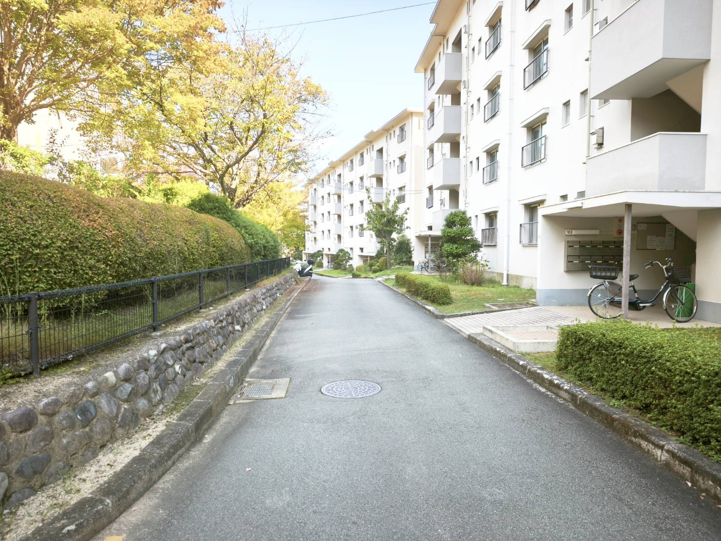 箕面如意谷住宅18号棟の周辺