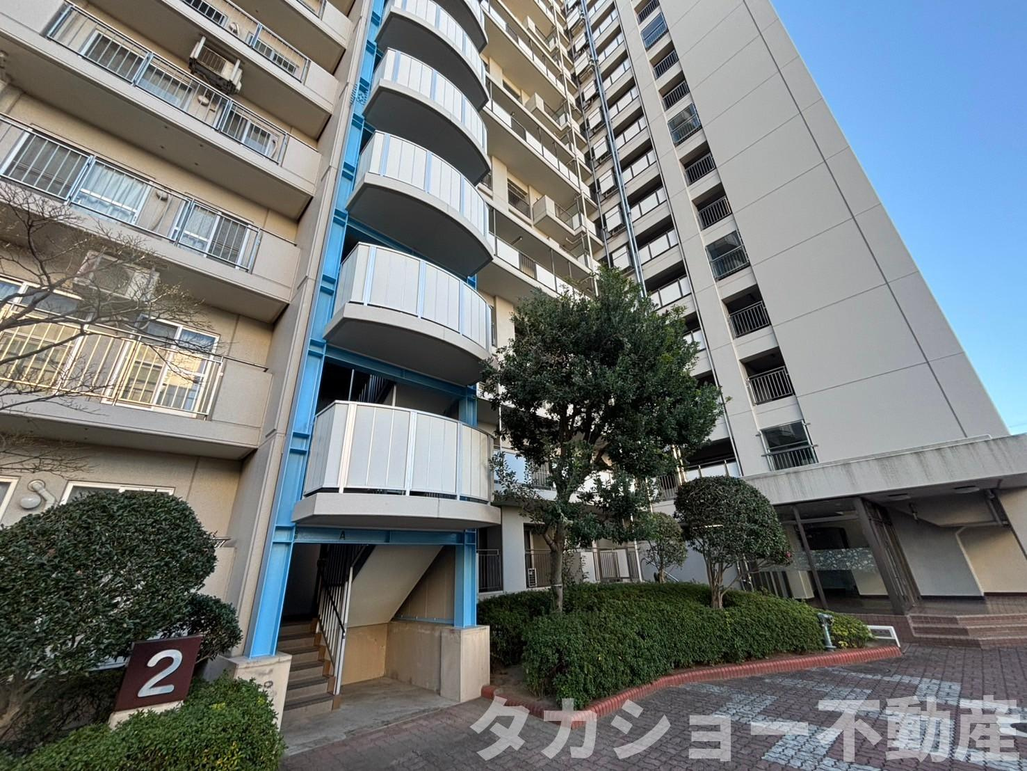 検見川マリンタウン　2号棟の外観