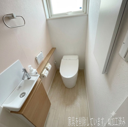 登別市若山町3丁目12-48　平屋中古住宅のトイレ