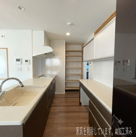 登別市若山町3丁目12-48　平屋中古住宅のキッチン