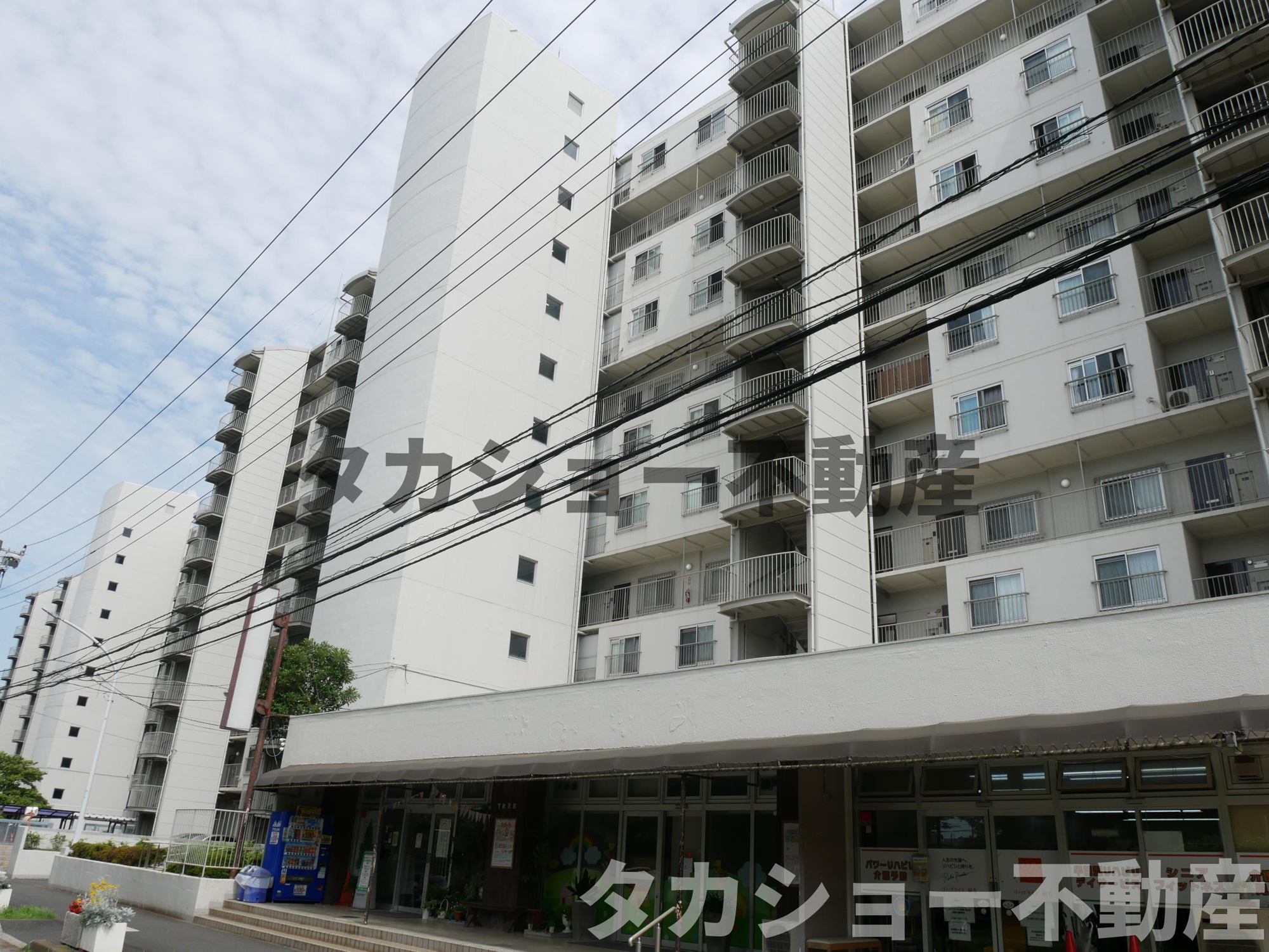 稲毛ファミールハイツ　5号棟の外観|おしゃれな外観です