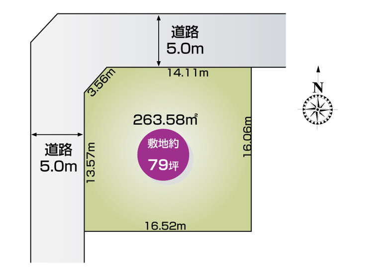 坂東市辺田字屋敷附　1号地　現地写真　2026年9月撮影