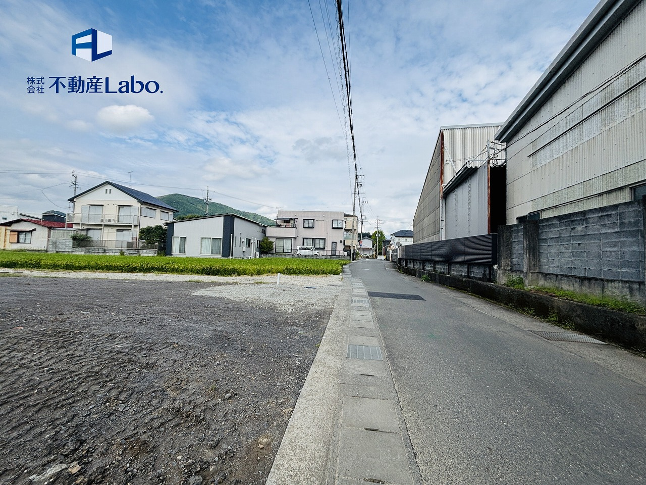クレイドルガーデン　静岡市駿河区丸子新田　第4　全2棟の前面道路含む現地写真|周辺も徒歩で商業施設が多数あります！