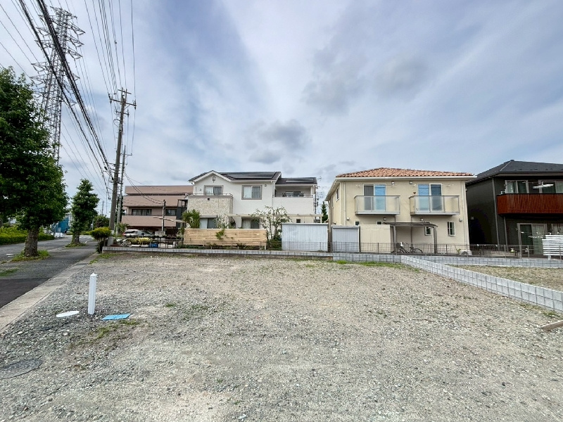 【１号棟：現地土地写真】
