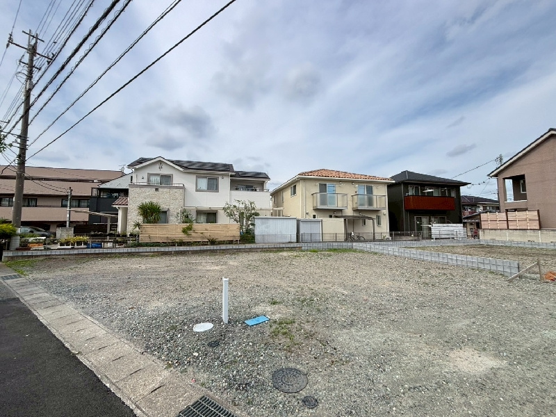 【１号棟：現地土地写真】