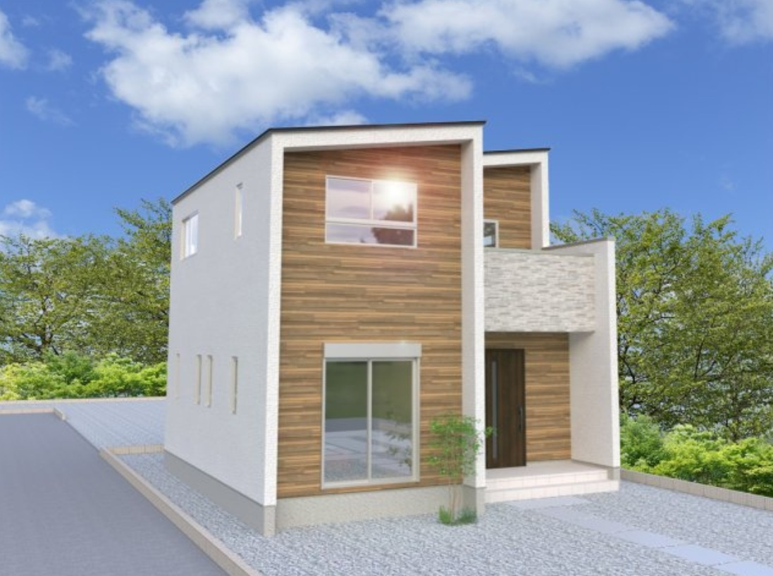 前橋市下新田町第9　新築住宅全5棟の外観パース|外観イメージ