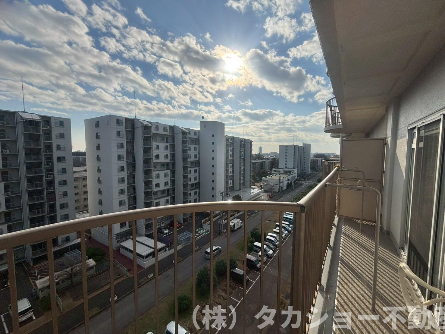 稲毛ファミールハイツ　1号棟の展望