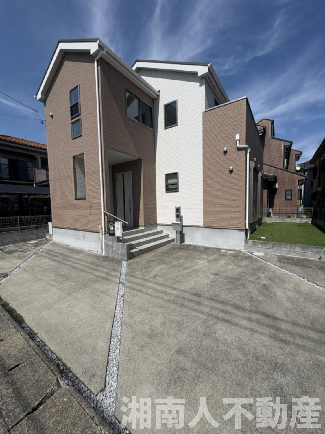 平塚市南原３丁目　中古戸建　43.10坪の外観|外観もきれいです