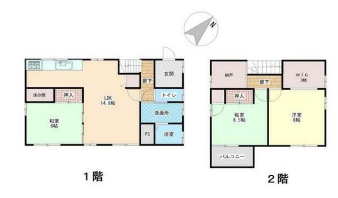 市原市五井　中古戸建の間取り