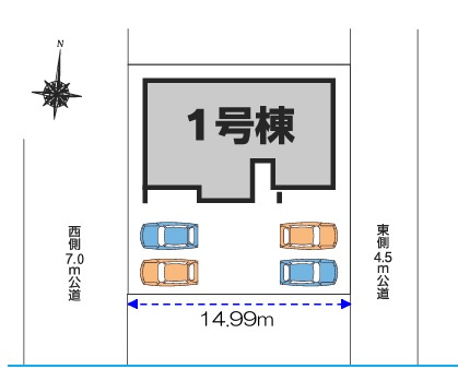 第8渋川市半田　新築住宅全1棟の区画図|◇土地69.64坪◇