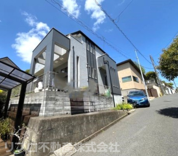 柏市南増尾３丁目戸建の前面道路含む現地写真|東側私道となります