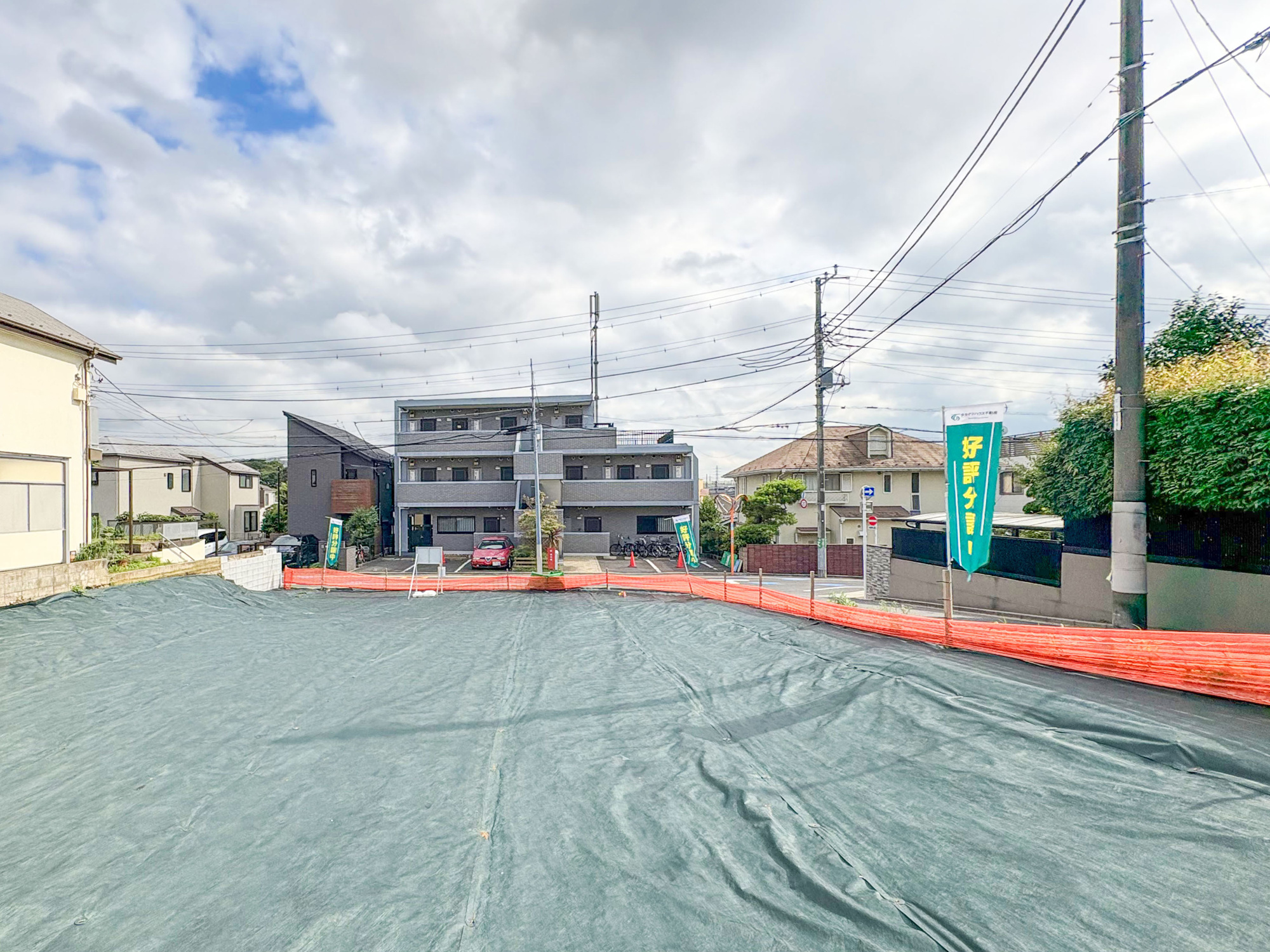 宅地分譲［杉並区高井戸西１丁目］の外観|販売現地写真（2026年６月末撮影）
