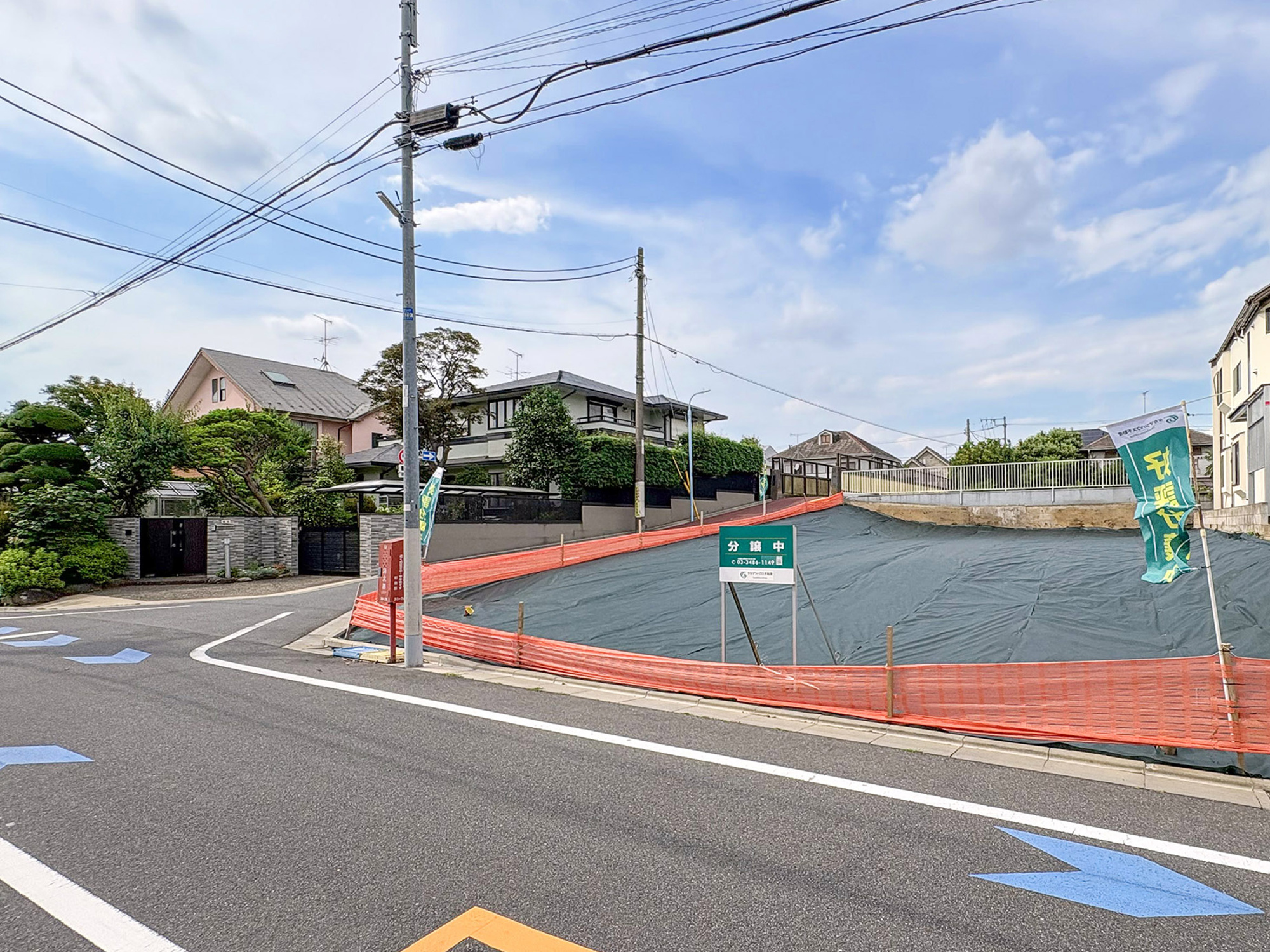 宅地分譲［杉並区高井戸西１丁目］の前面道路含む現地写真|販売現地写真（2026年６月末撮影）