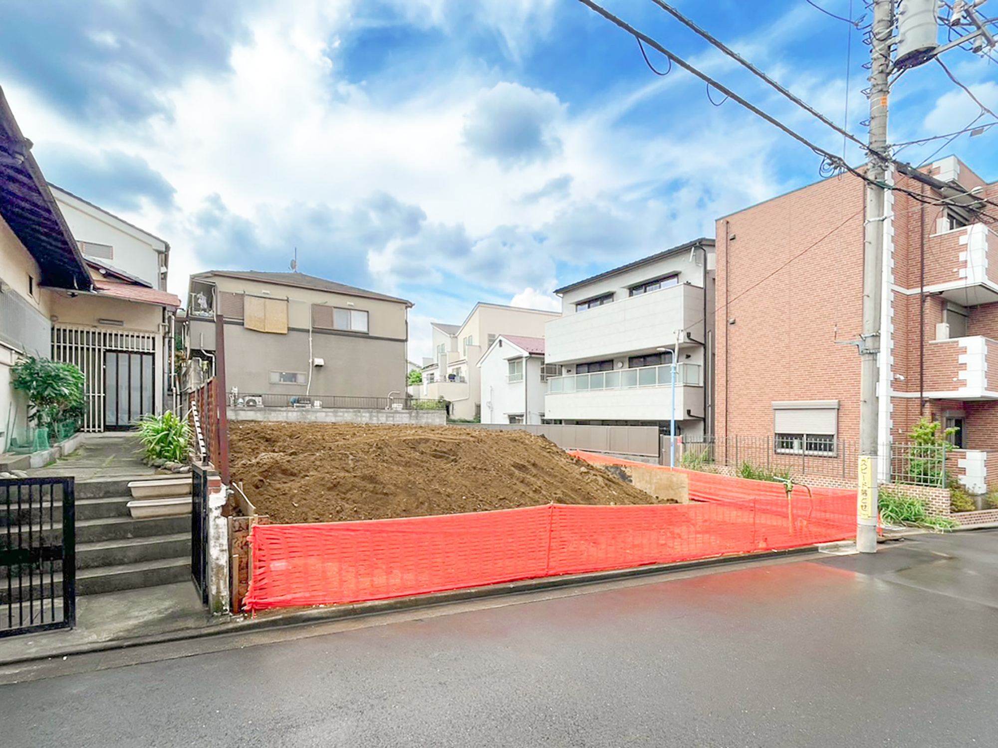 宅地分譲［杉並区和田１丁目］の外観|現地写真（2026年8月撮影）