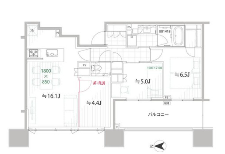 シティタワー武蔵小杉の間取り