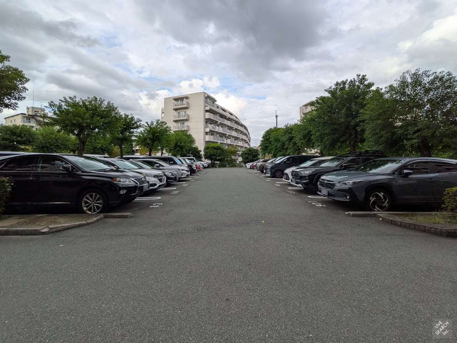 星和プラネタウン千里南第参期B棟の駐車場