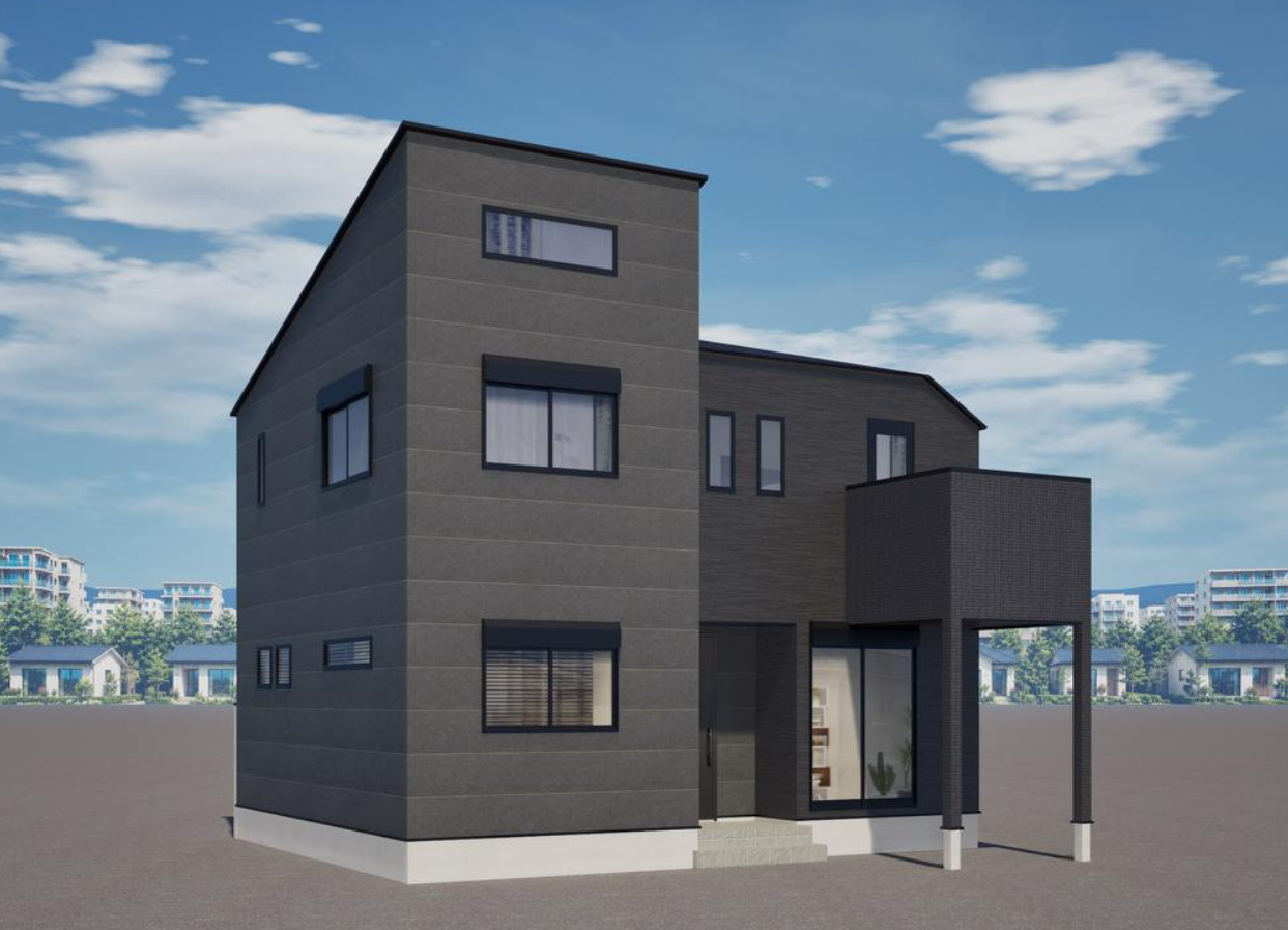 横浜市保土ヶ谷区上菅田町 新築戸建て【仲介手数料無料】の外観パース