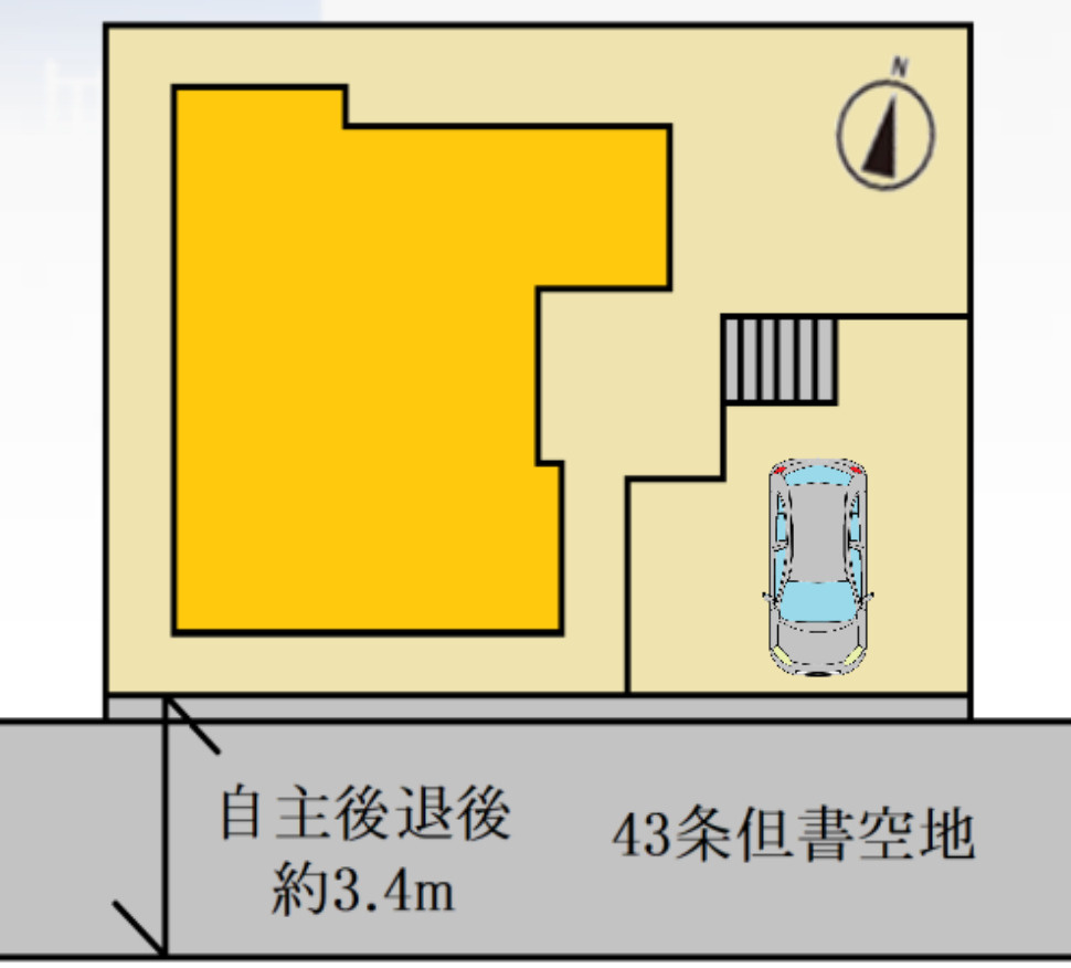 横浜市保土ヶ谷区上菅田町 新築戸建て【仲介手数料無料】の区画図