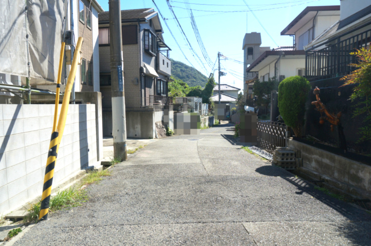 緑が丘２丁目新築戸建の前面道路含む現地写真|現地撮影　2026.10.10