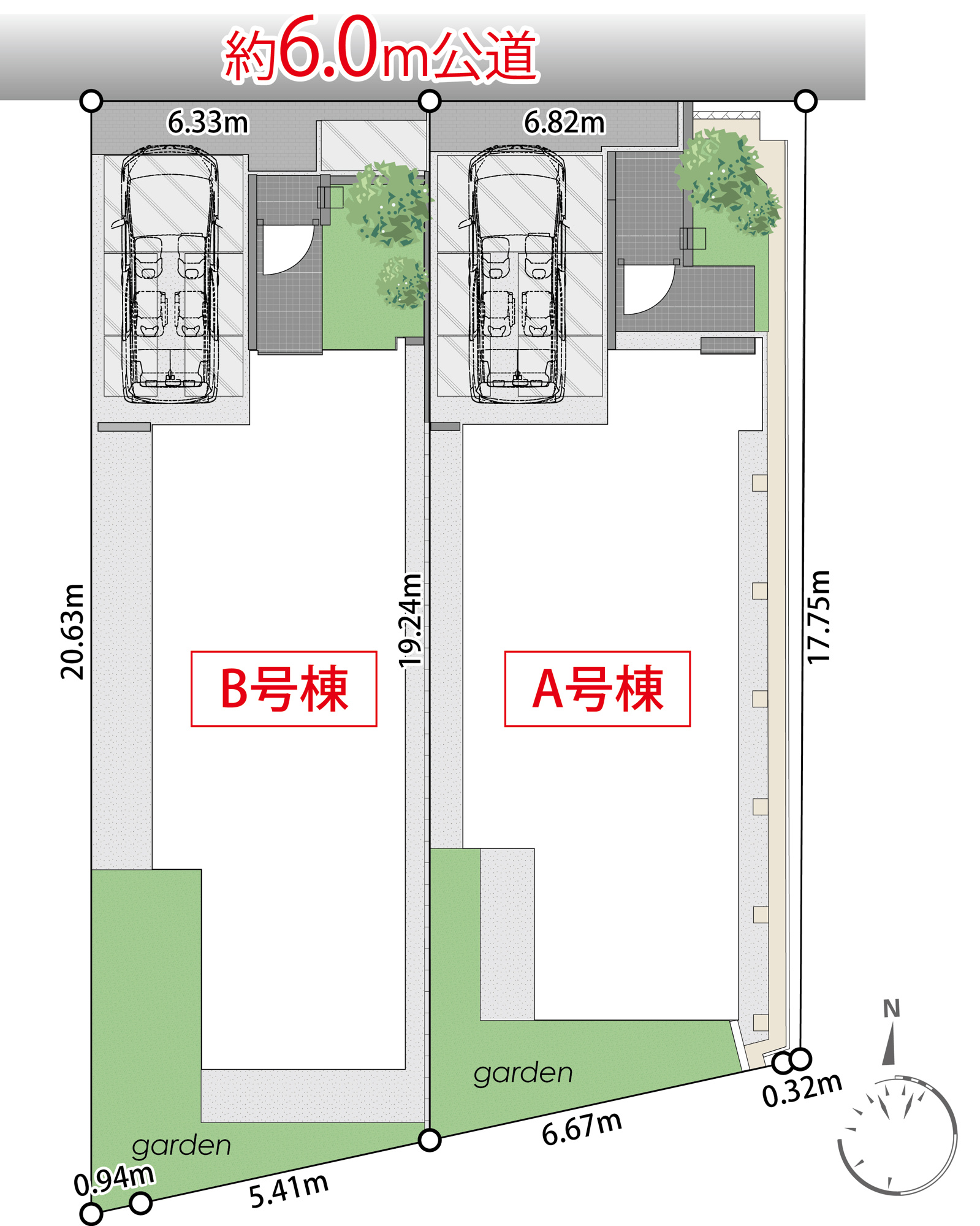 新築分譲［ミラクラスあざみ野南］の区画図