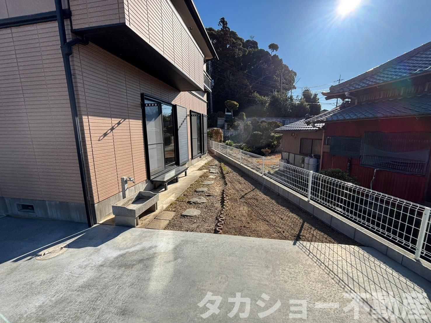 市原市惣社　中古戸建の庭