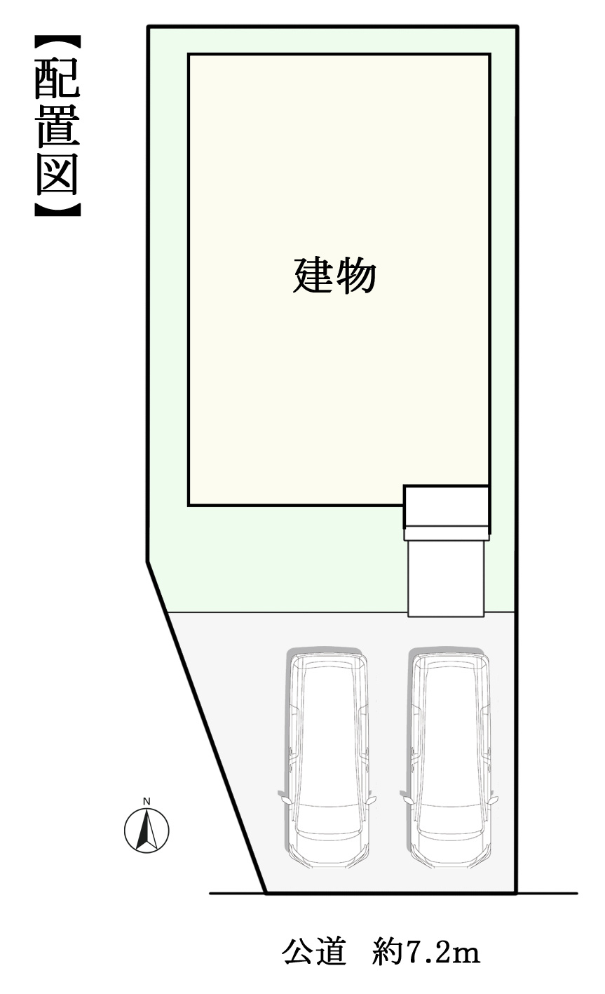 【港区惟信町Ⅳ 限定1邸】南向き×収納充実の区画図|区画図