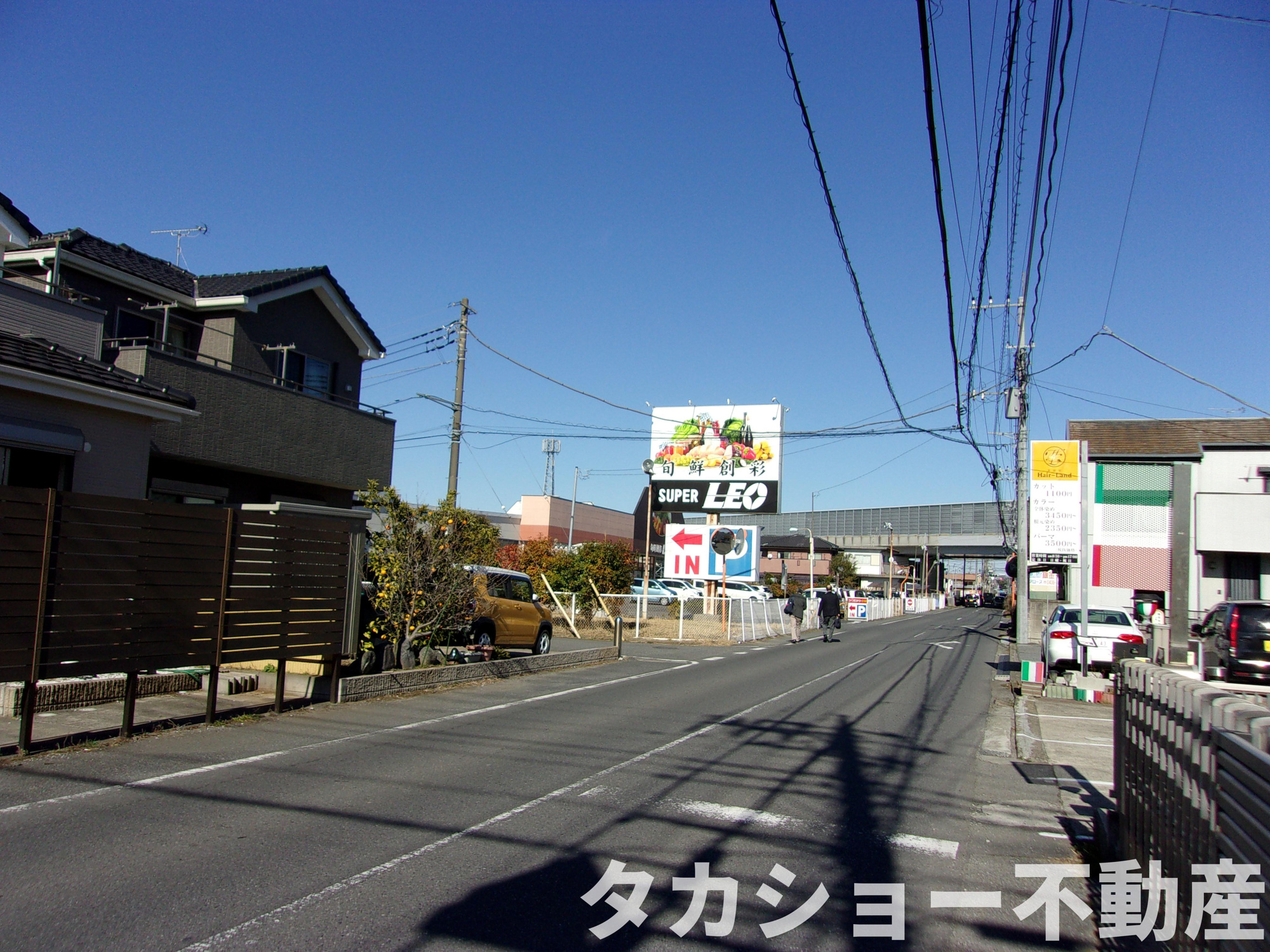 市原市古市場　中古戸建の前面道路含む現地写真|前面道路含む現地写真です