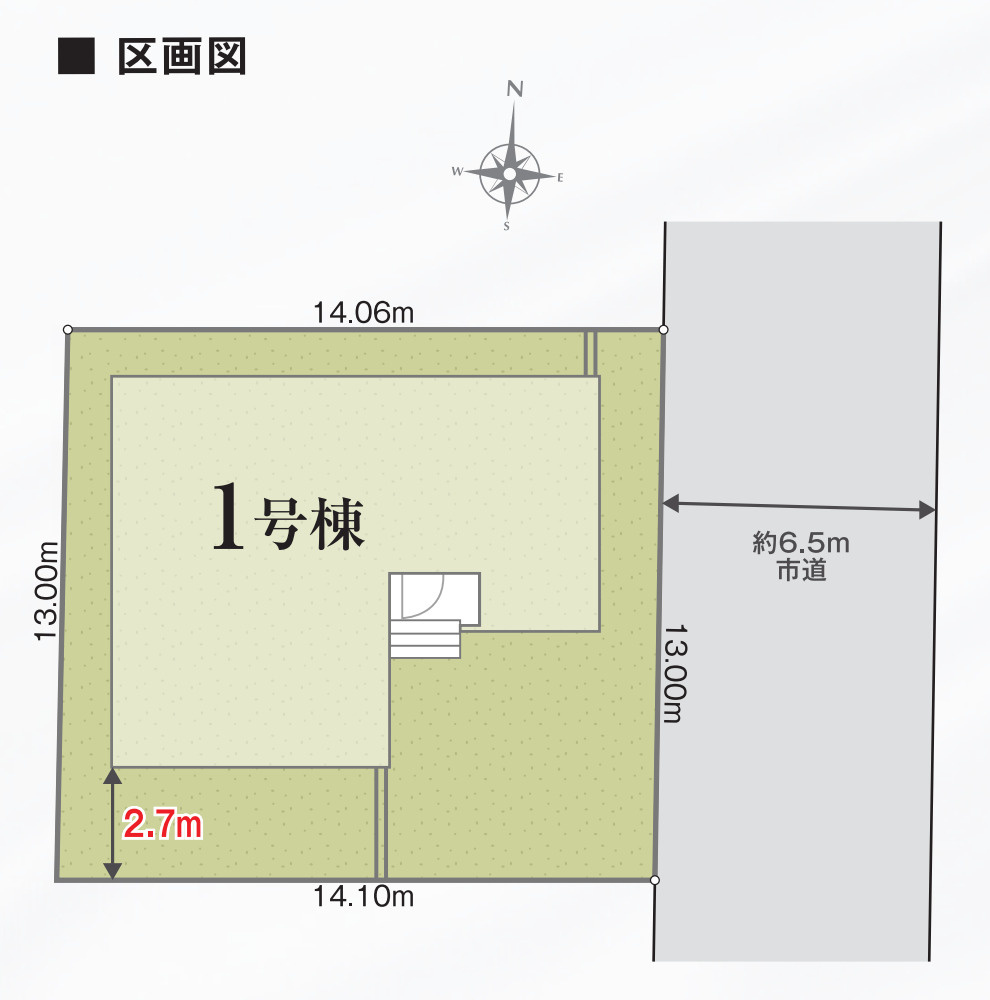 横浜市泉区和泉町 新築戸建て【仲介手数料無料】の区画図
