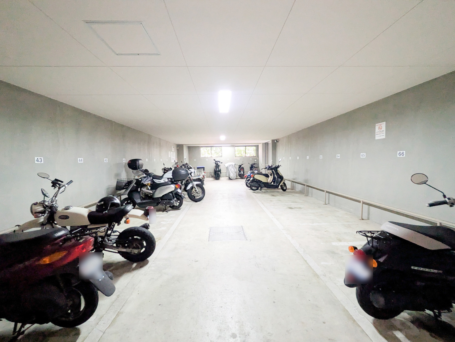 コージースクエア須磨白川台の駐輪場