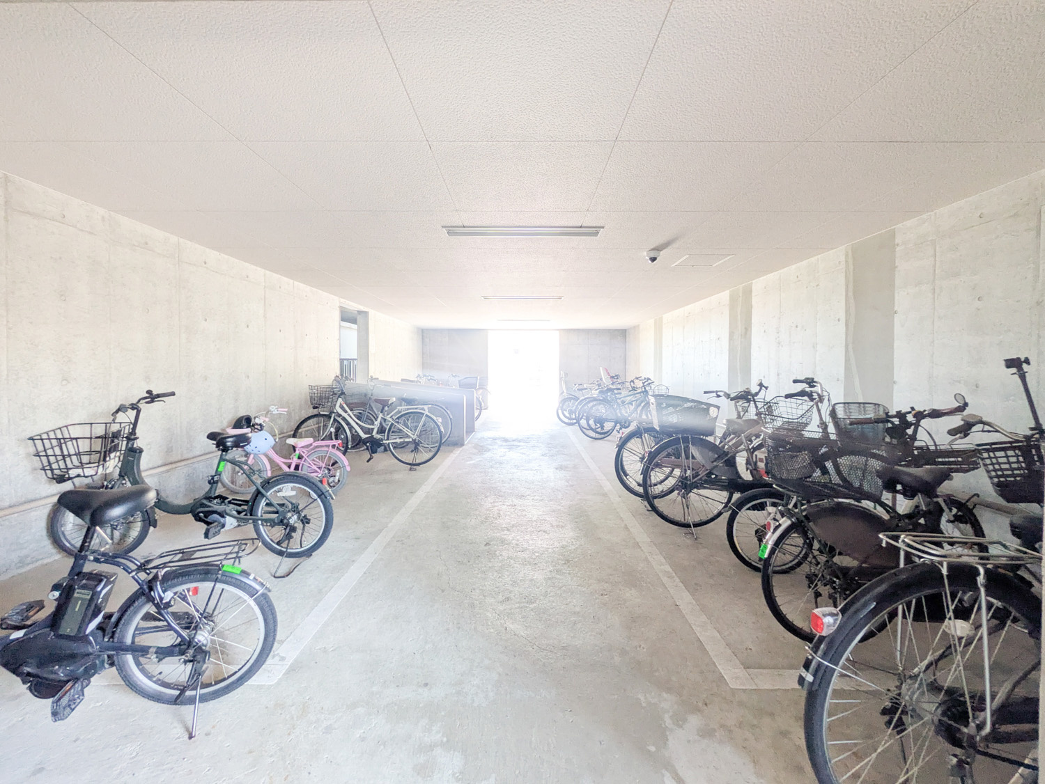 コージースクエア須磨白川台の駐輪場