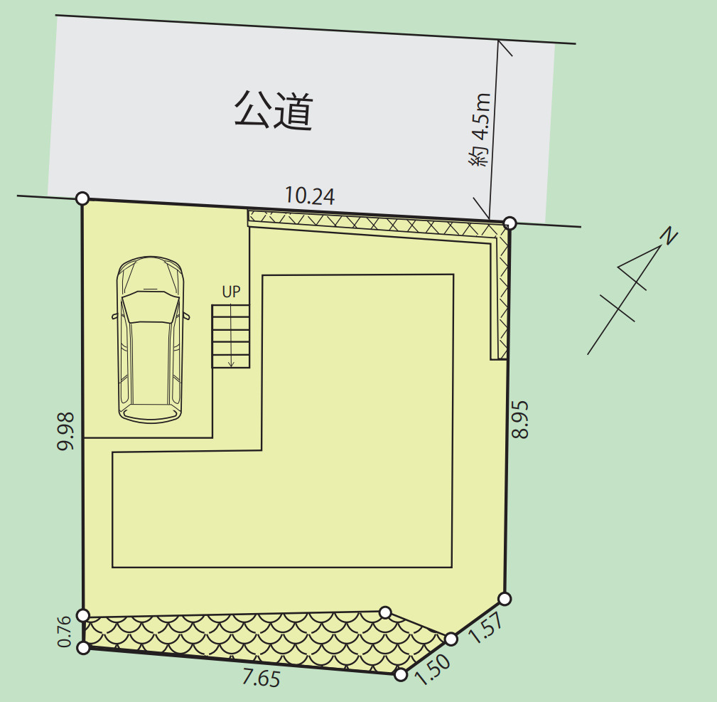 横浜市南区六ッ川2丁目 新築戸建て【仲介手数料無料】の区画図
