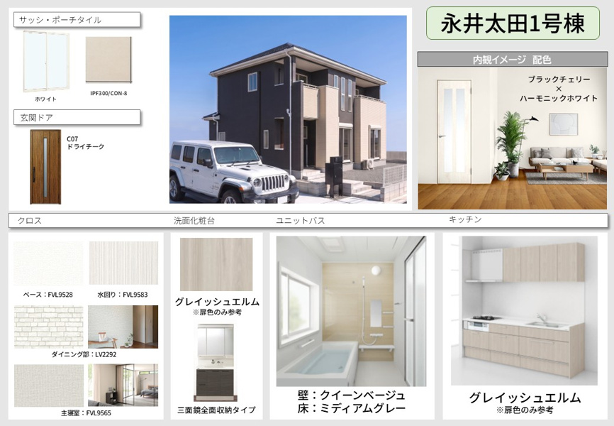 【1号棟：現地写真(※着工前)】