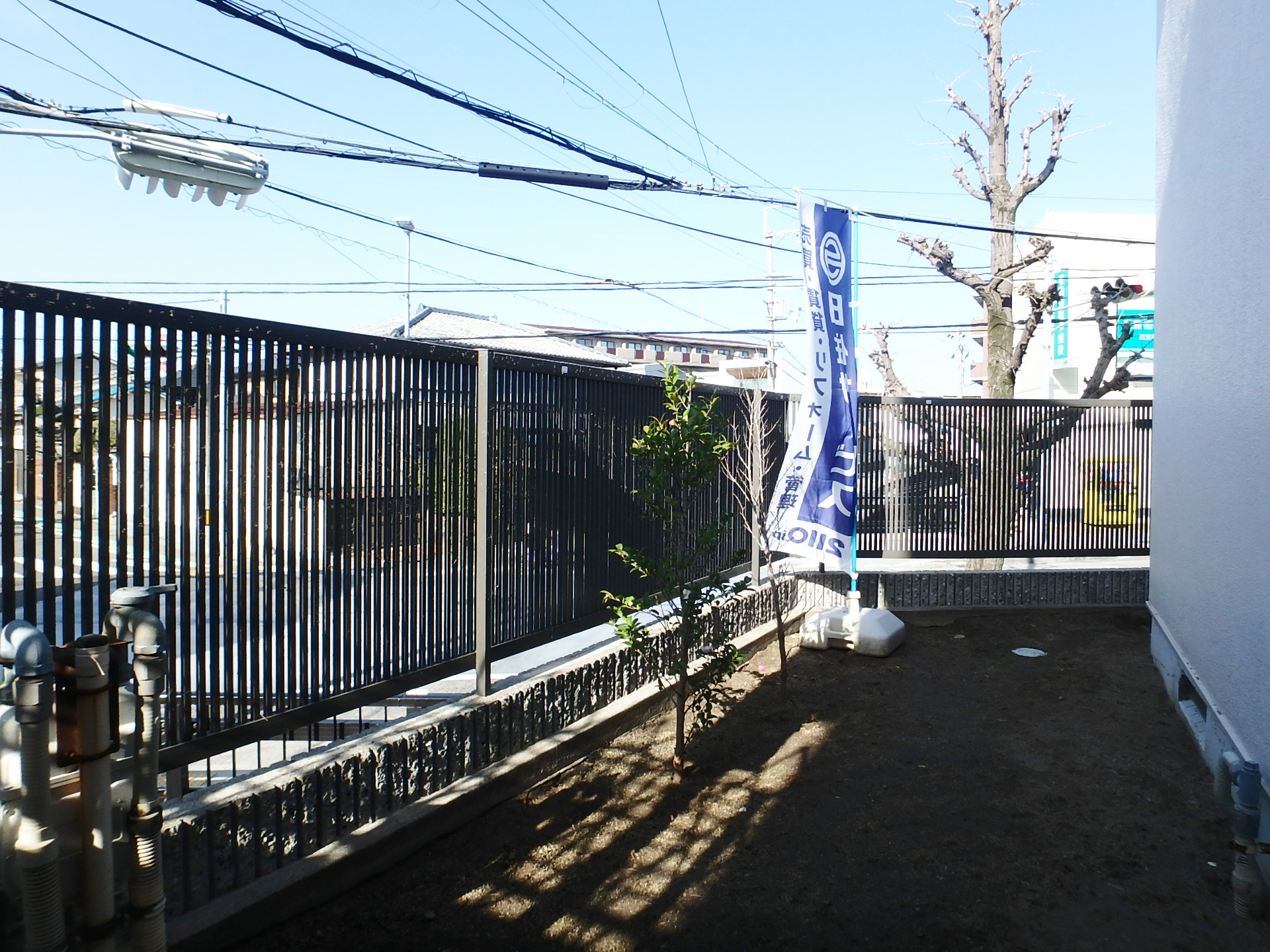 甲子園三保町戸建の庭