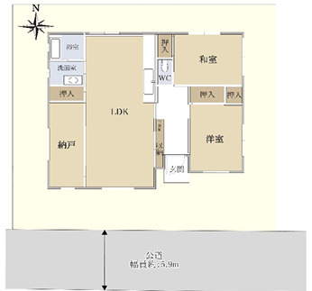 二宮町富士見が丘1丁目　戸建の間取り