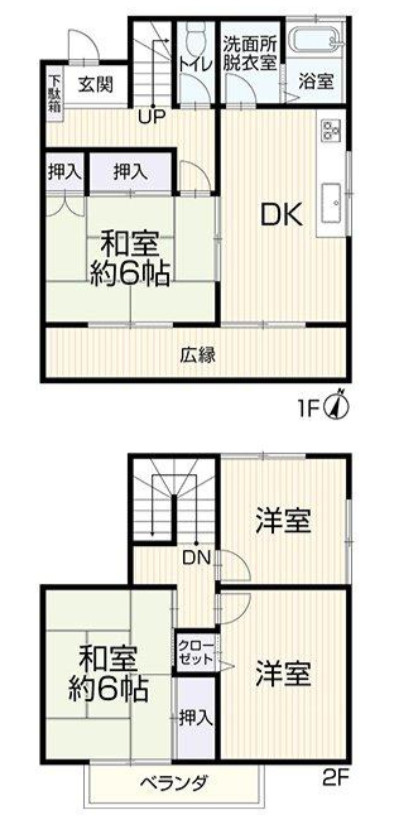 横浜市旭区川井宿町 中古戸建て【仲介手数料半額】の間取り