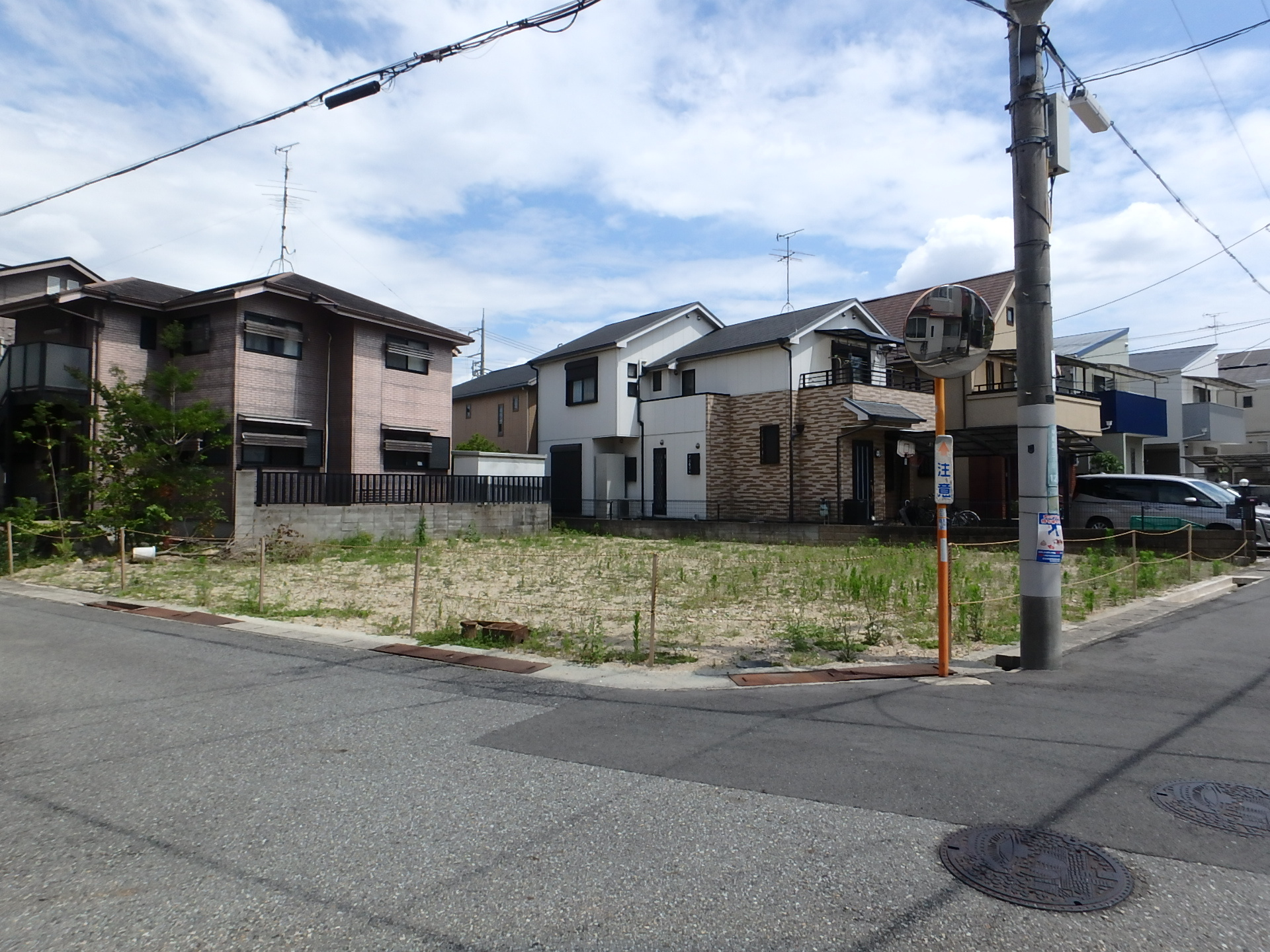 西宮市甲風園3丁目土地の外観
