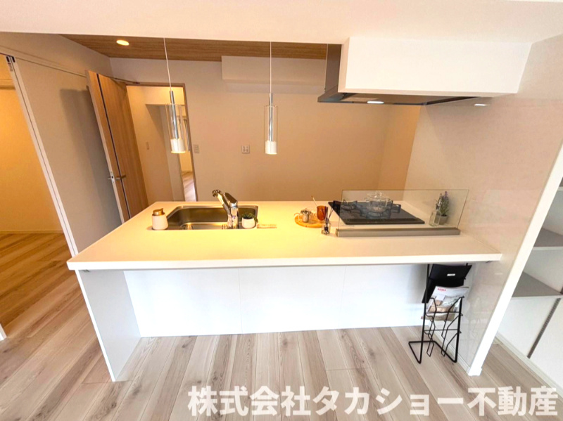 東千葉ハイツ　参号棟のキッチン|きれいなキッチンです