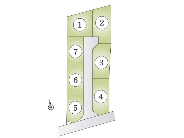 【土地図】小山市羽川5号地(全7区画)■ファイブイズホーム■