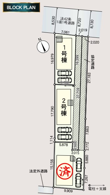 クレイドルガーデン　沼津市松長　第5　全3棟の間取り|3号棟間取り
敷地面積：209.51㎡（66.40坪）
建物面積：95.58㎡（228.91坪）
