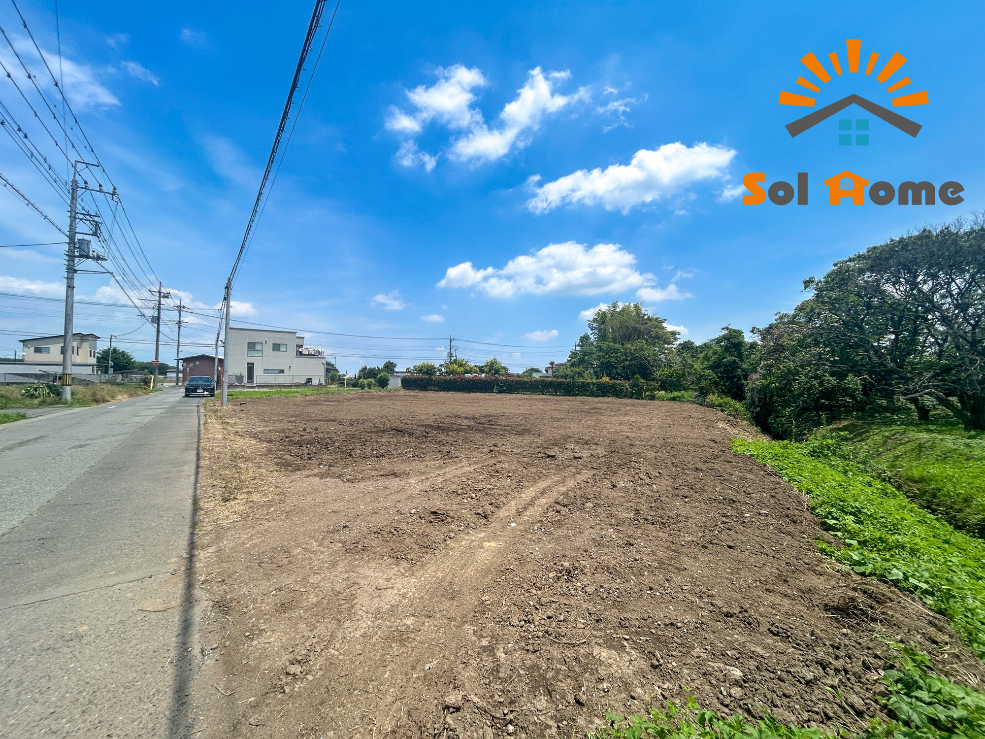 前橋市泉沢町　土地の外観|◆資料請求大歓迎です◆ ソルホームはいつでもお問い合わせをお待ちしております♪