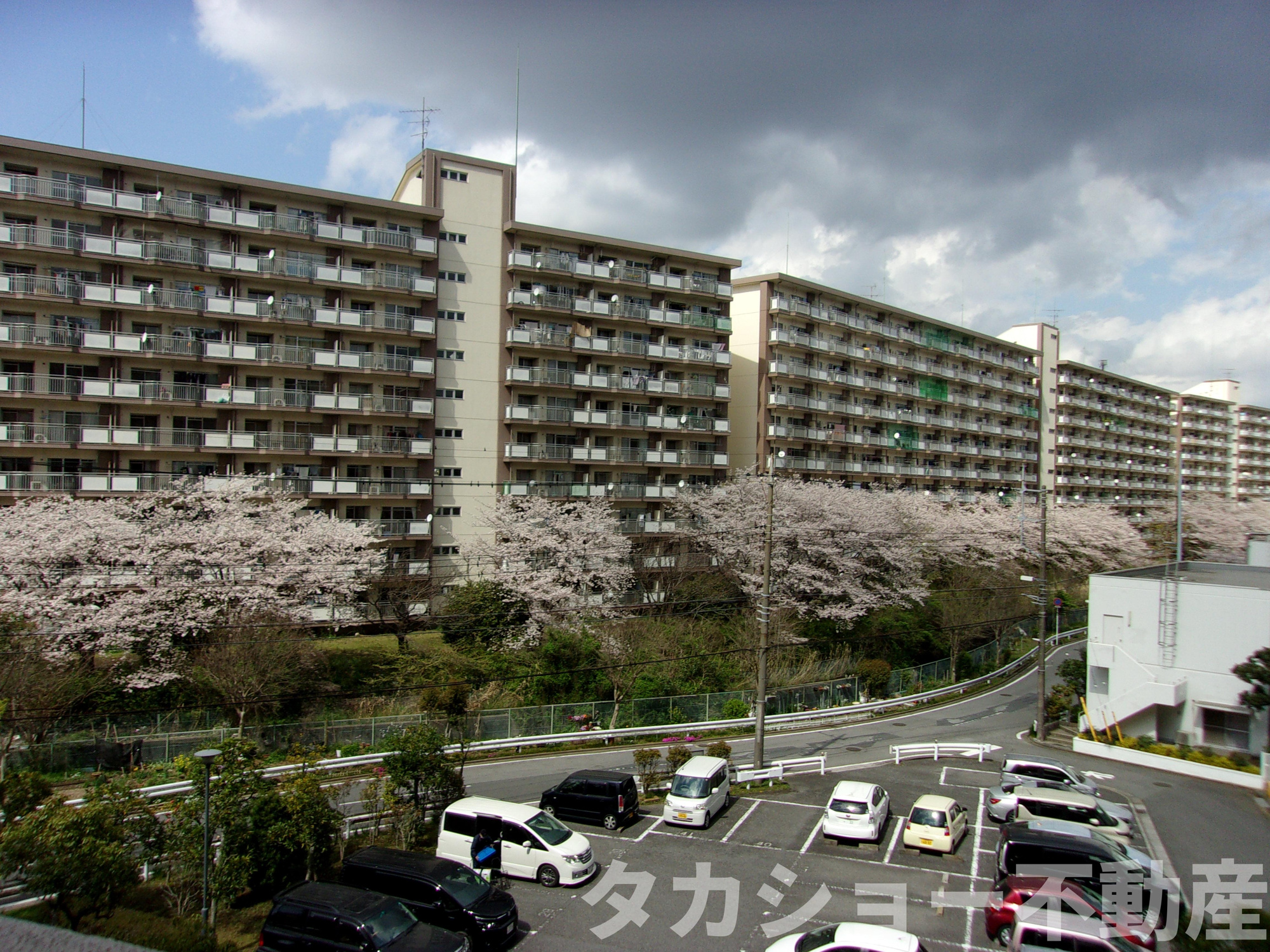 高品ハイツ2号棟の周辺
