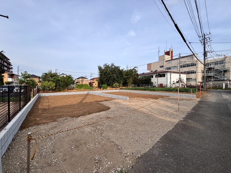 さいたま市北区奈良町　全2区画　1号地（2026.8.9撮影）